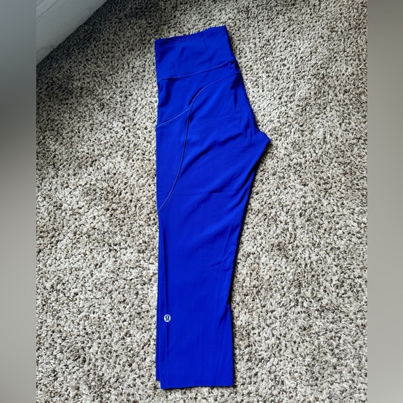 Lululemon leggings Fast and Free High-Rise Crop 19" - Picture 1 of 6